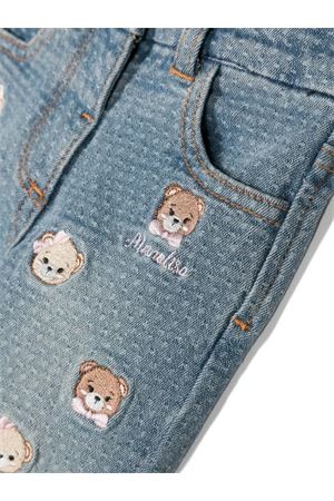 jeans in cotone blu MONNALISA KIDS | 39D40947330055